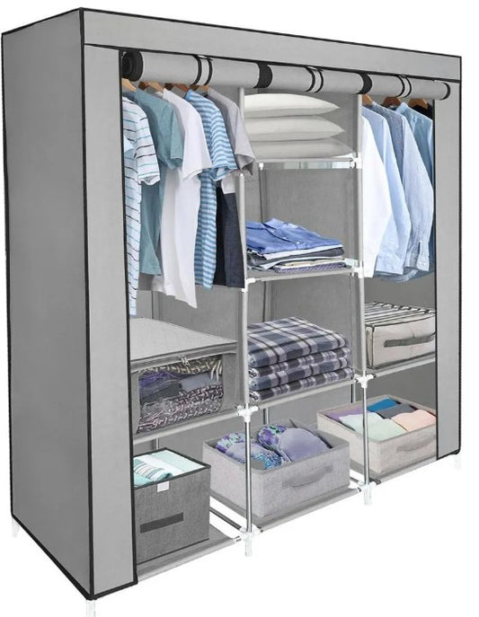 Closet Aramario Ropero Armable 3 Puertas Organizador Portatil