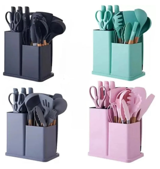 Juego De Utensilios De Cocina 19 Unidades De Cocina