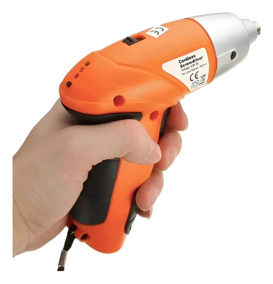 Destornillador Zebbris Inalámbrico Eléctrico Atornillador - Naranja - 50