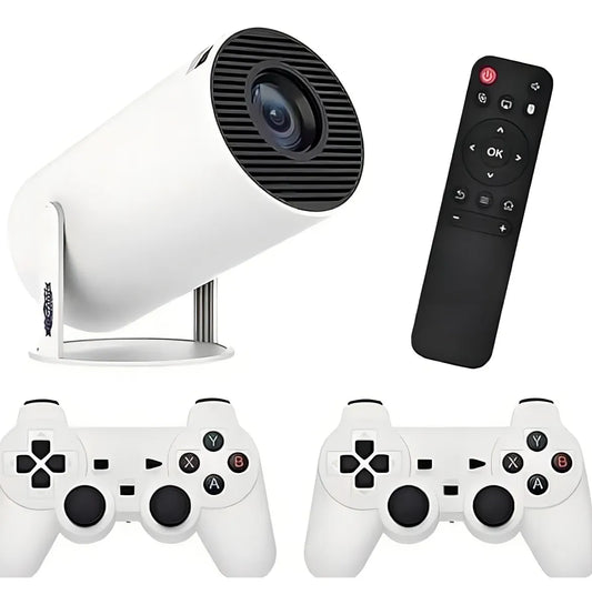 Proyector Consola Zebbris Portátil P30 Max Uhd Juegos Blanco - Blanco