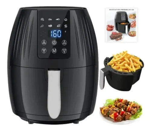 Freidora Electrica De Aire Digital 4.5 Litros Marca Tigers