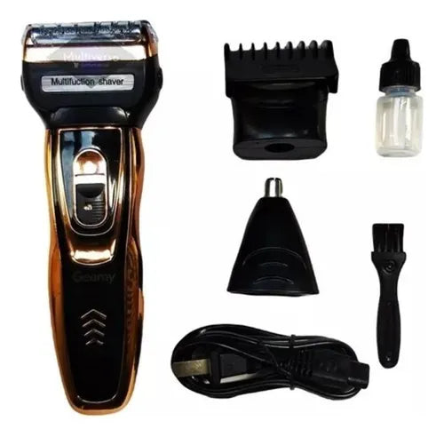 Maquina Geemy 3 En 1 Afeitadora Y Cortadora De Pelo