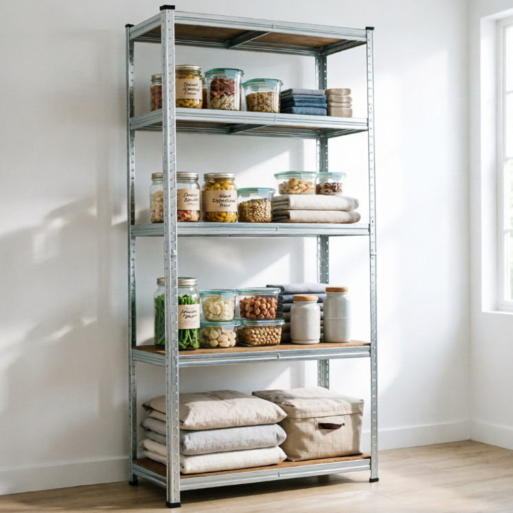 Estante Metalico Organizador Zebbris Hogar Rack-10 Marron