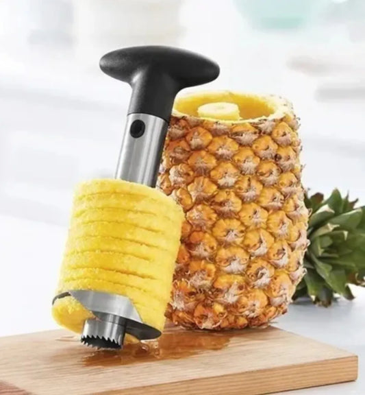 Pelador De Piña, Descorazonador, Rebanador, Acero Inoxidable