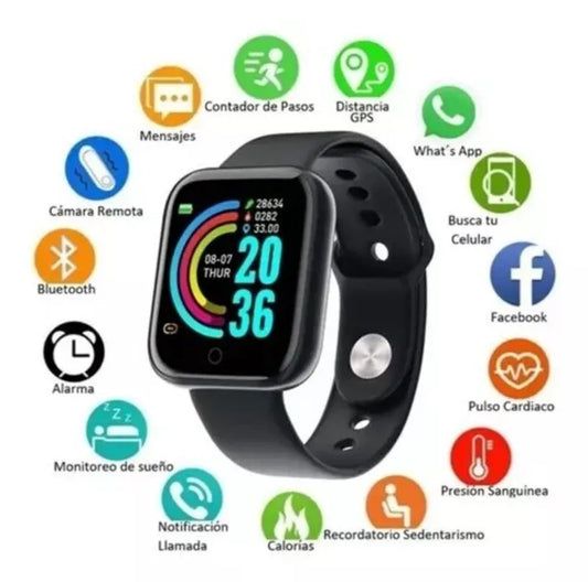 Reloj Inteligente T500 Blanco Smart Watch