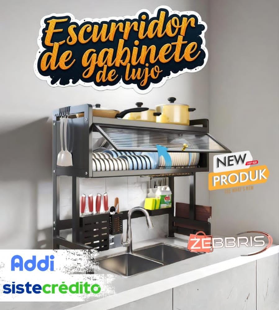 Escurridor y Organizador de gabinete 65 cm