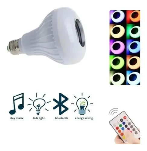 Bombillo Parlante Led Bluetooth Multicolor Rgb + Control