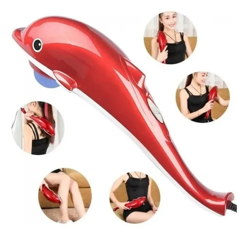 Masajeador Delfin Electrico Corporal Infrarrojo 3 Puntas