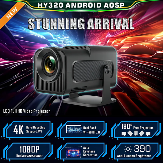 Proyector mini Magcubic HY320 Ultra HD 4K Wifi Android 12000 lúmenes