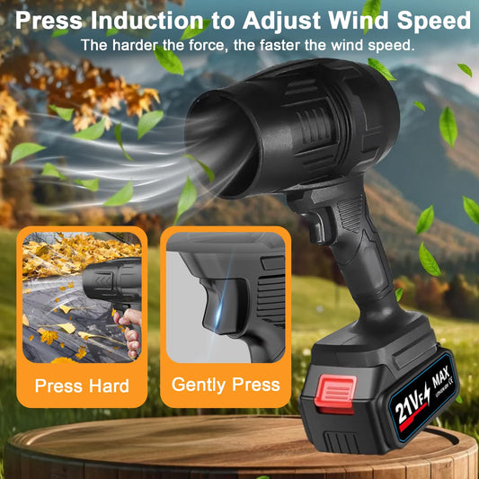 Soplador Inalámbrico Hardpro 1050W TurboDry Alta Presión Negro