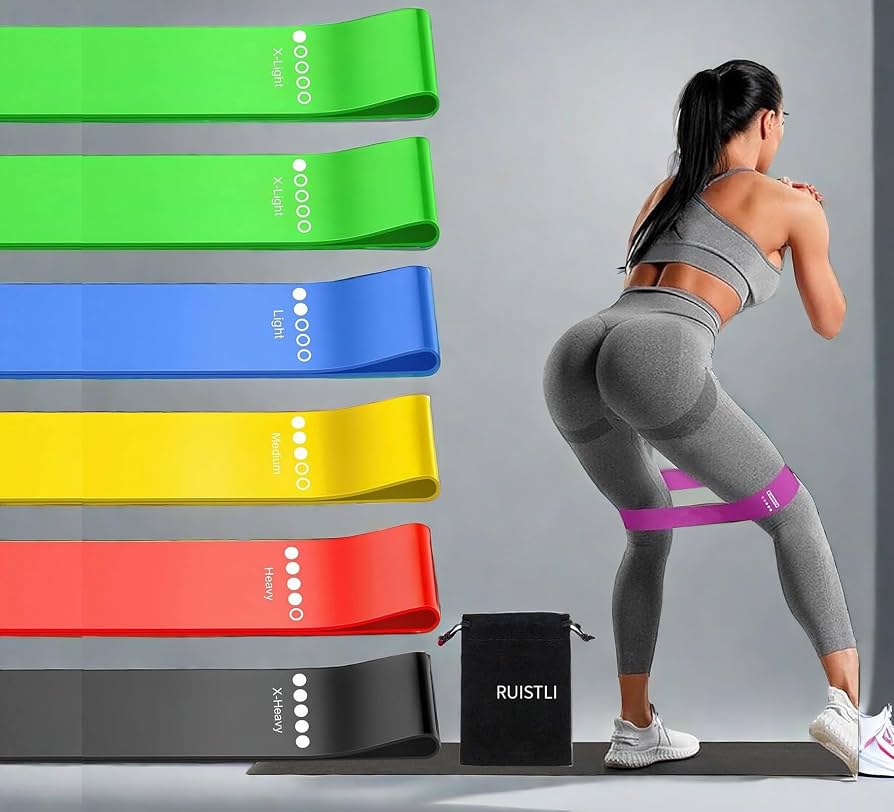 Kit Bandas Elásticas 5 En 1 Para Ejercicio Resistencia Yoga