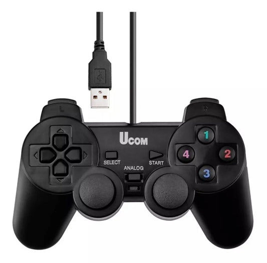Control De Juegos Ucom Joystick Gamepad Usb Retro Turbo PC