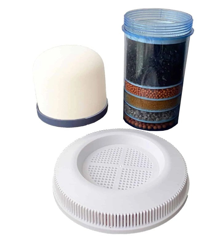 Kit 3 Repuestos Purificador De Agua 14/16 Lts Combo Filtro  Color Blanco