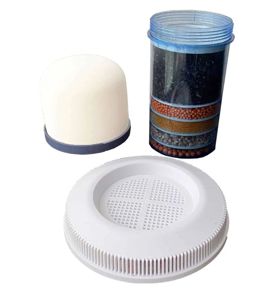 Kit 3 Repuestos Purificador De Agua 14/16 Lts Combo Filtro  Color Blanco