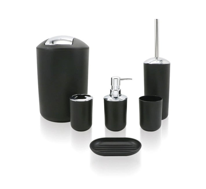 Set Utensilios Accesorios De Baño Jabonera Papelera Juego X6