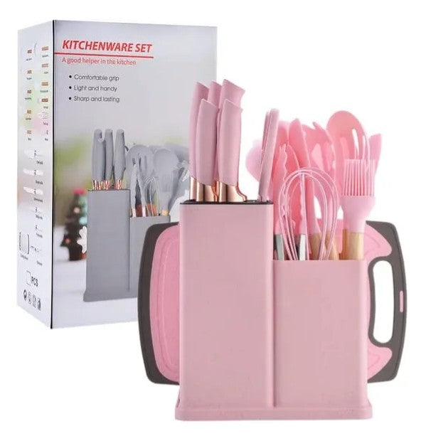 Juego De Utensilios De Cocina 19 Unidades De Cocina