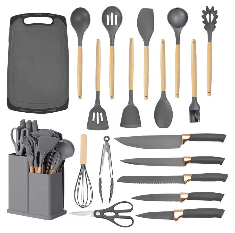 Juego De Utensilios De Cocina 19 Unidades De Cocina