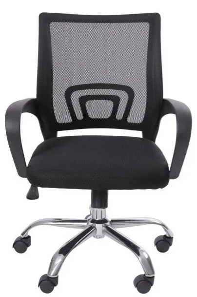 Silla Para Oficina Escritorio Ergonómica Color Negro Material Del Tapizado Mesh