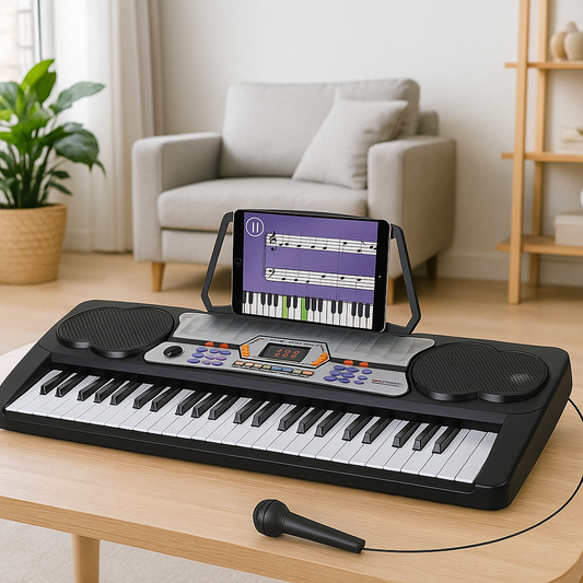 Teclado Piano Organeta Electrico Xy -268 Con 54 Teclas