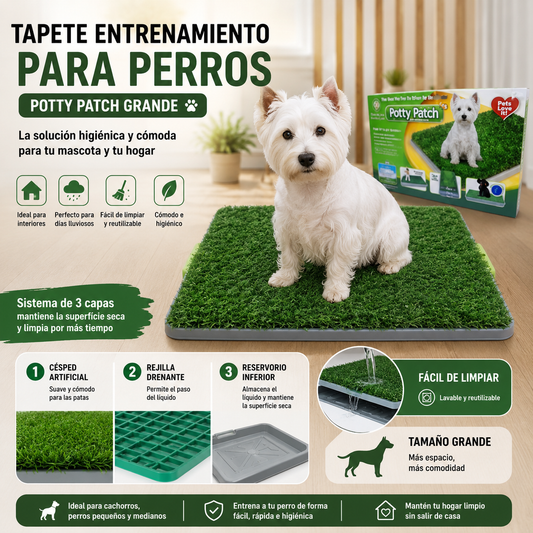 Tapete Entrenamiento Perros Potty Patch