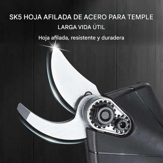 Tijera Podadora Jardín Eléctrica Portátil Recargable 56v - Naranja