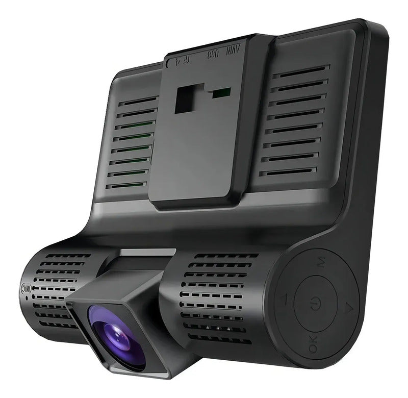 Cámara Zebbris Carro Dvr 3 Lentes 1080p Full Hd Dash 3 En 1