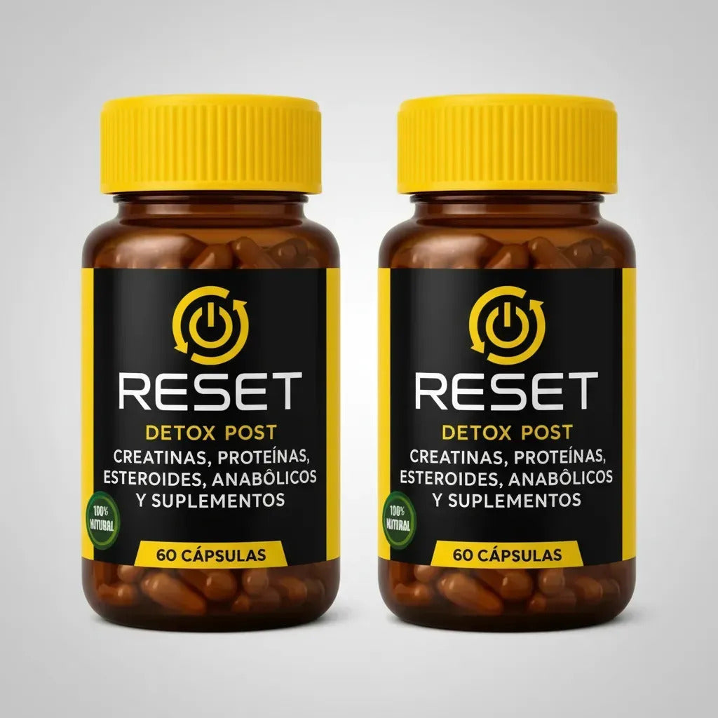Reset Detox Post Proteínas Creatinas Y Suplementos Por 120 C Sin Sabor