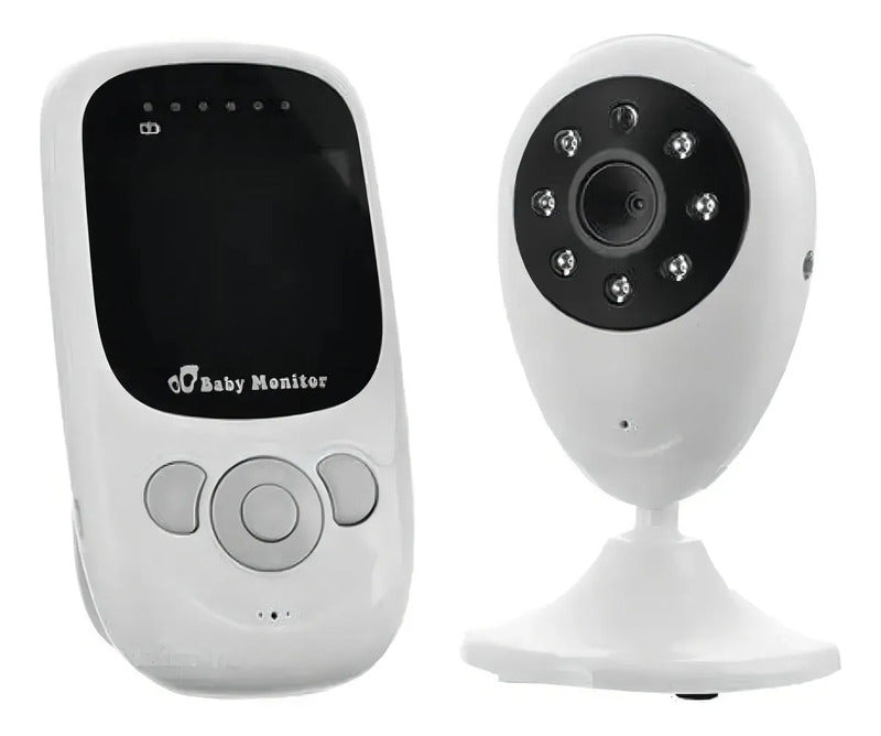 Monitor Bebe Zebbris Inalambrica Vigilancia Vision Nocturna - Blanco