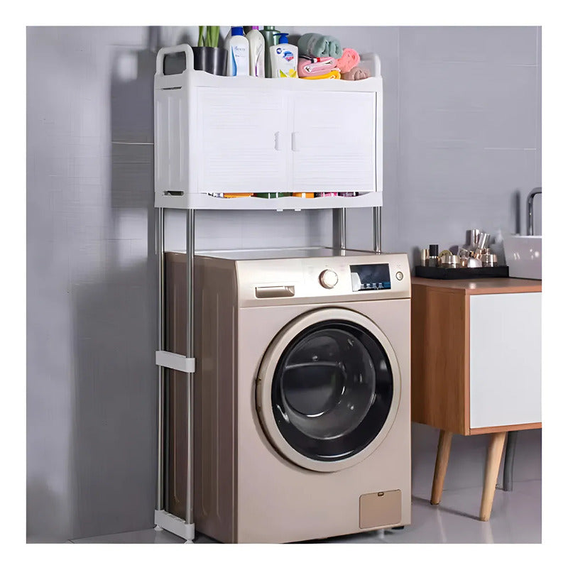 Organizador Rack Lavadora Baño Cajonera Puertas Optimiza Espacios Innovo Home