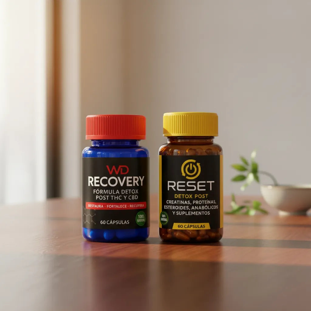 Wd Recovery Detox Thc Cbd + Reset Detox Post Proteínas 120