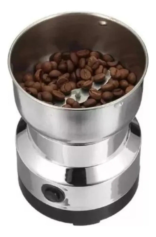Molino Triturador Moler Café Frutos Secos Color Acero