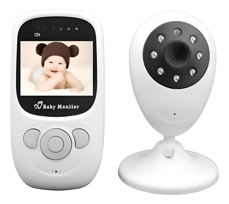 Monitor Bebe Zebbris Inalambrica Vigilancia Vision Nocturna - Blanco