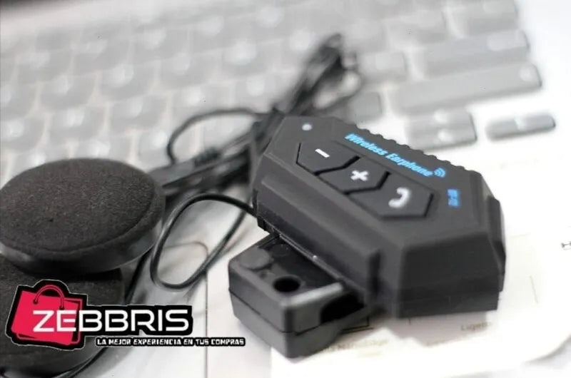 Combo Motero Zebbris (Intercomunicador BT12+chaqueta Reflectiva+camara sport)