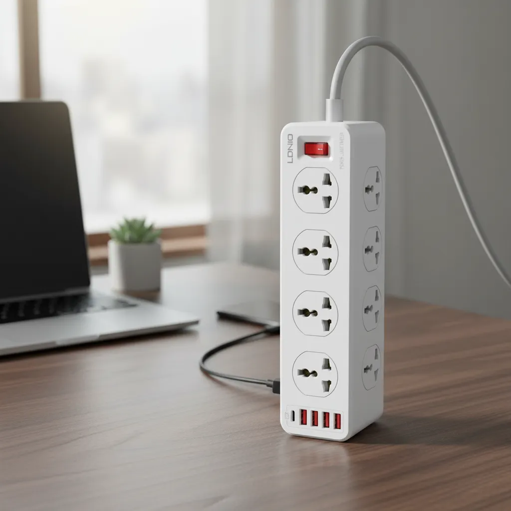 Multitoma Interligente Zebbris 10 En 5 Usb Y 1 Tipoc