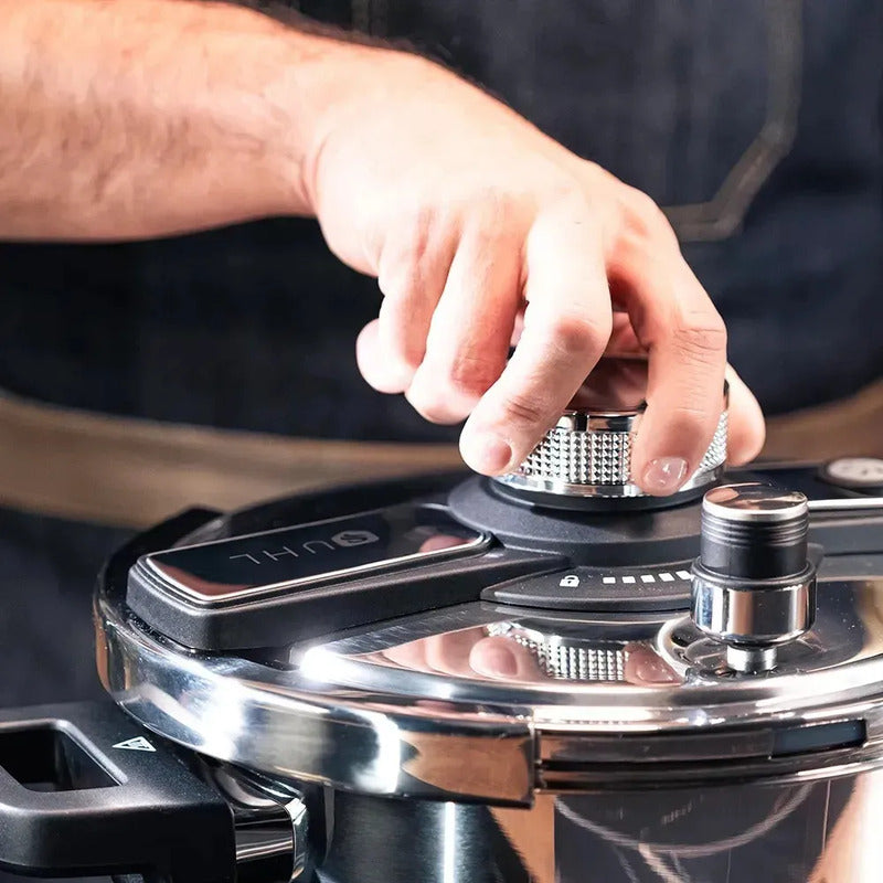 Olla Express Zebbris A Presión 4 Litros En Acero Inoxidable - Plateado