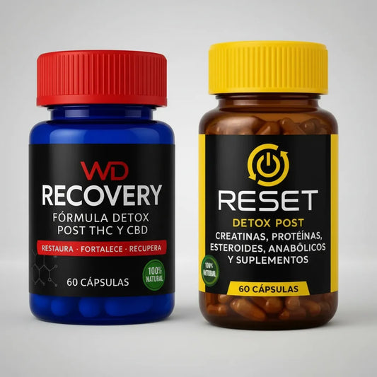 Wd Recovery Detox Thc Cbd + Reset Detox Post Proteínas 120