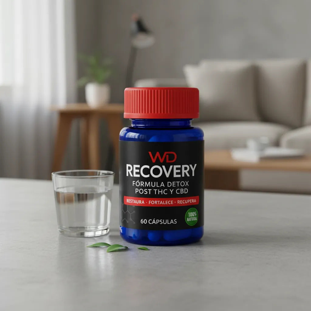 Wd Recovery Detox Thc Y/o Cbd Por 60 Cápsulas 100% Natural