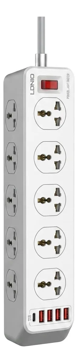 Multitoma Interligente Zebbris 10 En 5 Usb Y 1 Tipoc