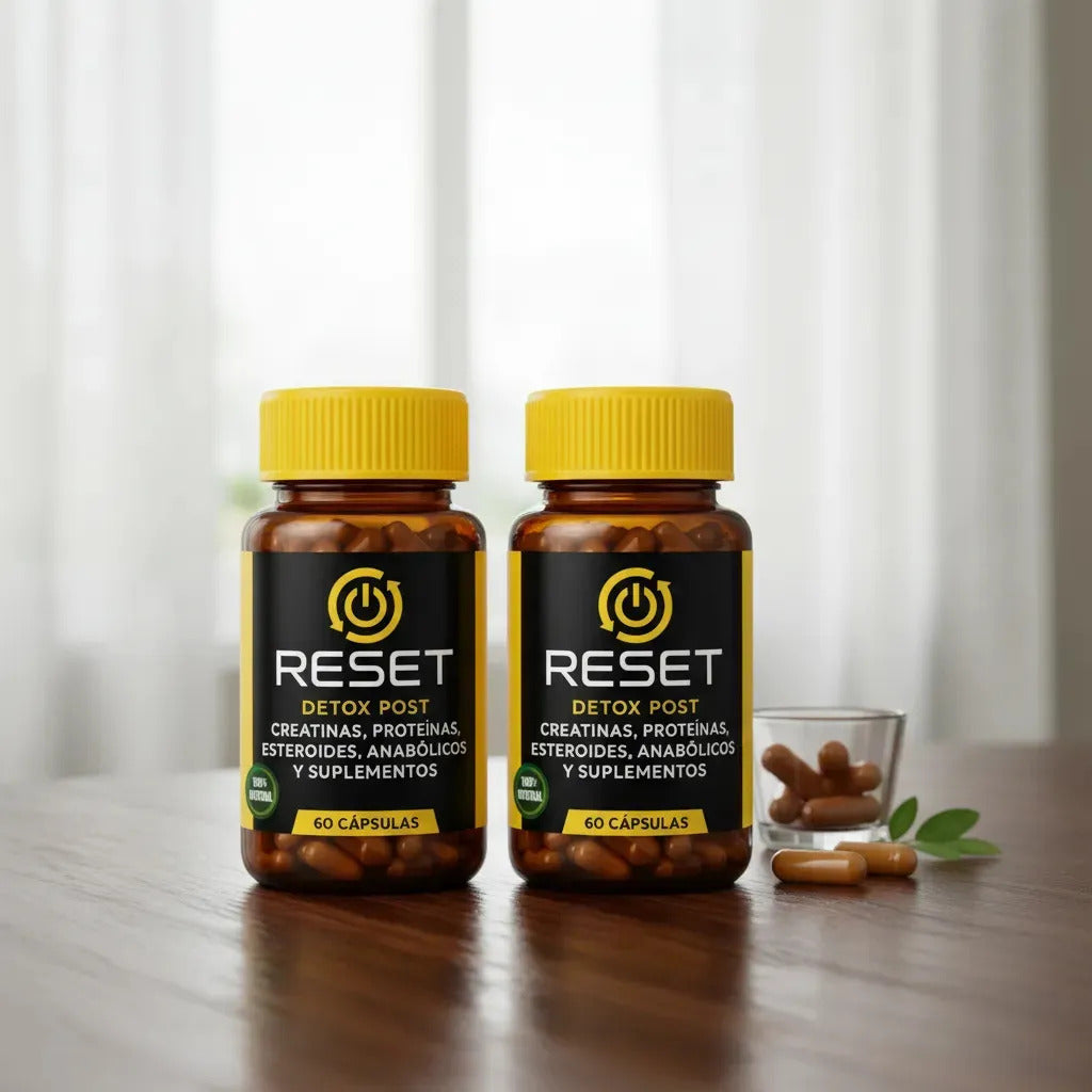 Reset Detox Post Proteínas Creatinas Y Suplementos Por 120 C Sin Sabor