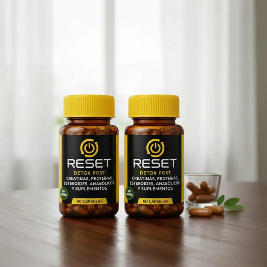 Reset Detox Post Proteínas Creatinas Y Suplementos Por 120 C Sin Sabor