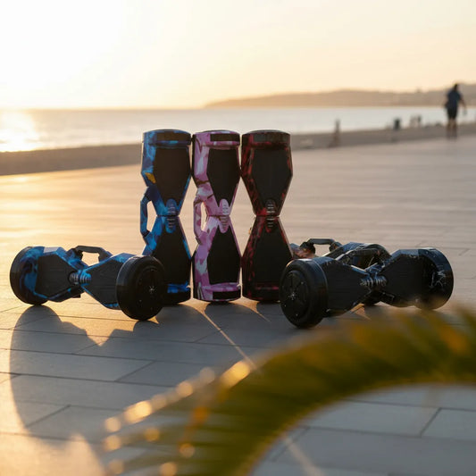 Malumeta Zebbris Scooter Llantas 8 Pulgadas Bluetooth Luces - Azul