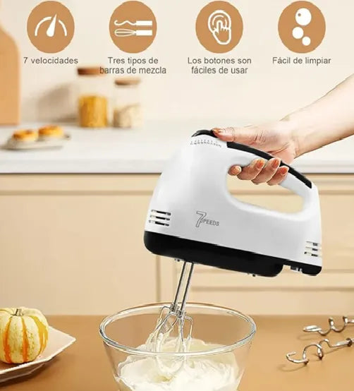 Scarlett 2023 Batidora De Mano Eléctrica 7 Velocidades Color Blanco Frecuencia 0