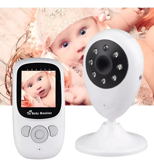 Monitor Bebe Zebbris Inalambrica Vigilancia Vision Nocturna - Blanco