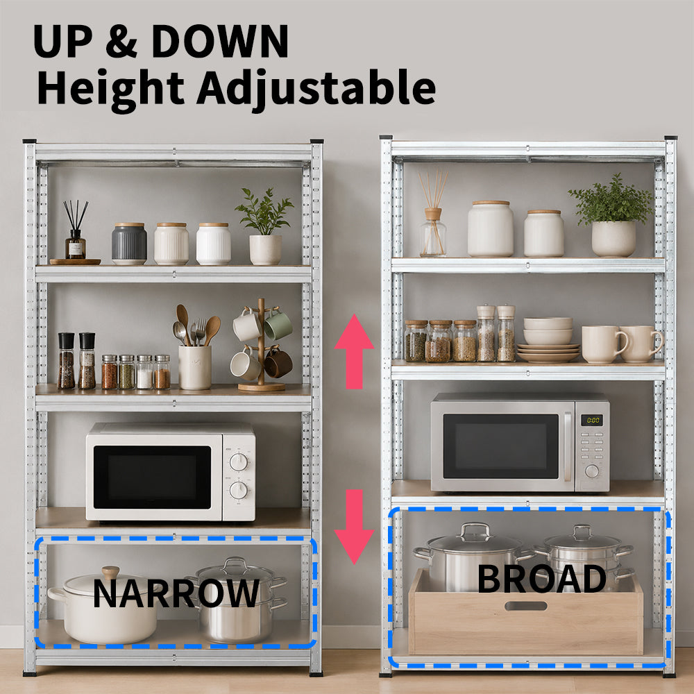 Estante Metalico Organizador Zebbris Hogar Rack-10 Marron