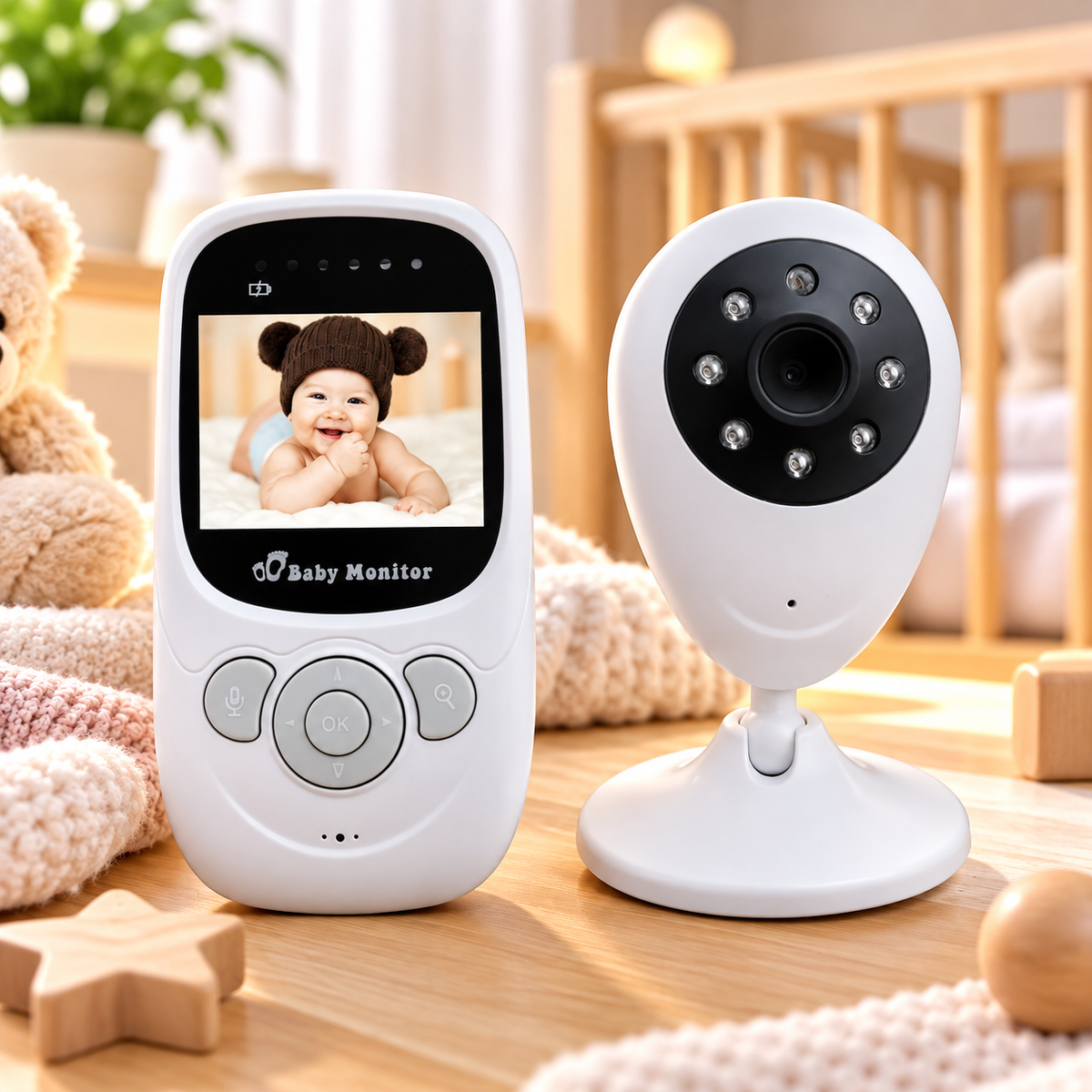 Monitor Camara Bebe Inalambrica Vigilancia Vision Nocturna