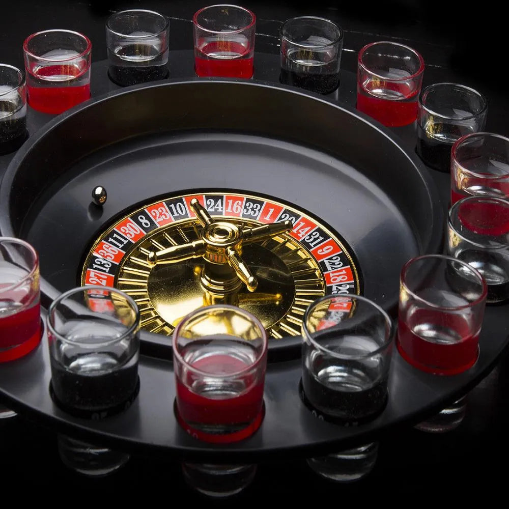 Ruleta De Shots Juego Mesa 16 Copas Juego Para Fiestas