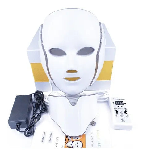 Máscara Fototerapia Facial + Cuello 7 Colores