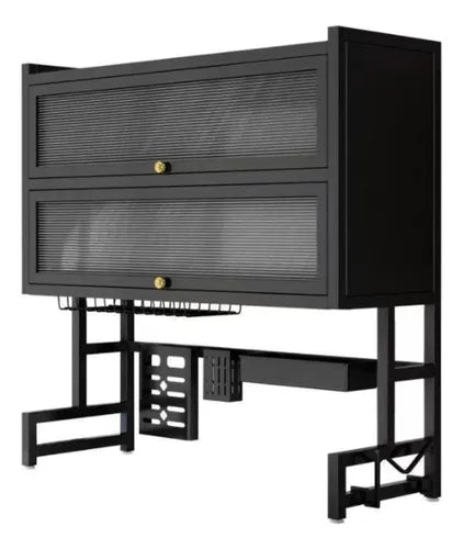 Escurridor Platos Doble Cocina Con Gabinete Zebbris