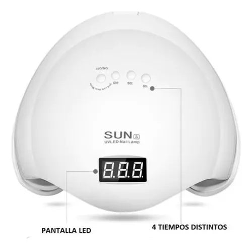Lampara De Uñas 48 Wats Led-uv Gel Profesional Secado Rapido
