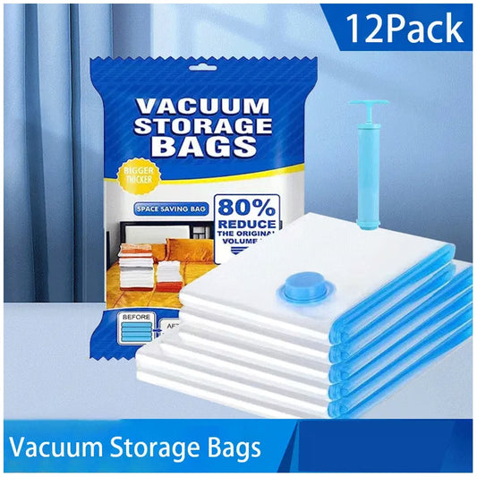 Bolsas Empaque Al Vacio + Vacum Bomba Ahorrador De Espacio